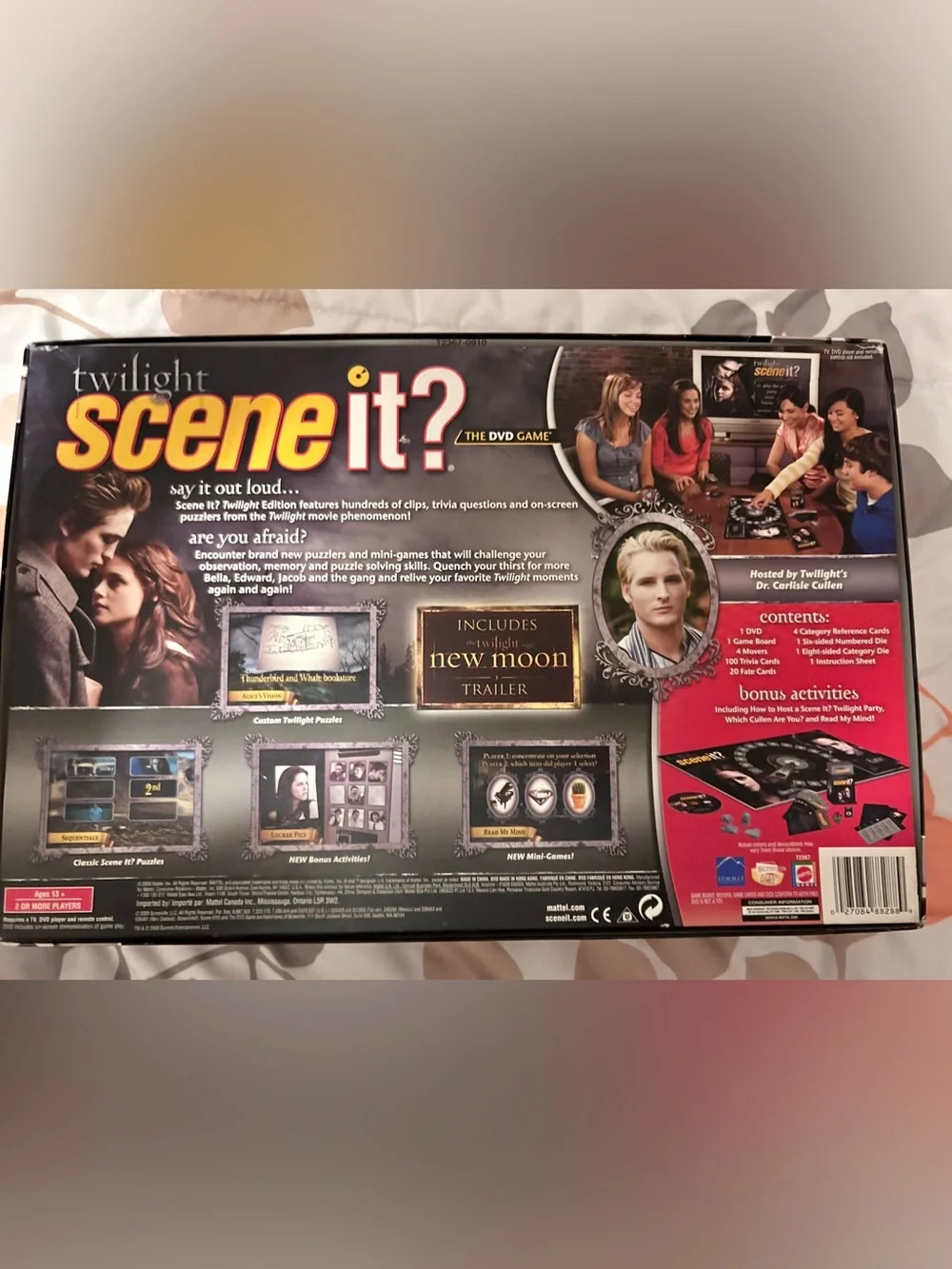 Mattel Twilight Scene It? DVD Game - Black & Yellow